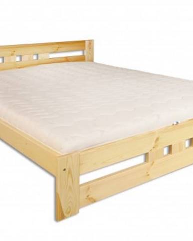 Drewmax Jednolôžková posteľ - masív LK117 / 120 cm borovica