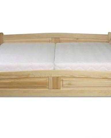 Manželská posteľ - masív LK104 | 140cm borovica