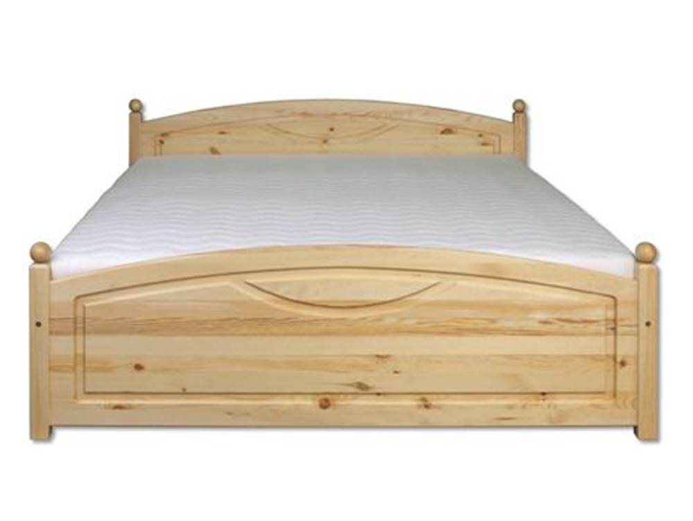 Drewmax Manželská posteľ - masív LK103 | 160cm borovica, značky Drewmax