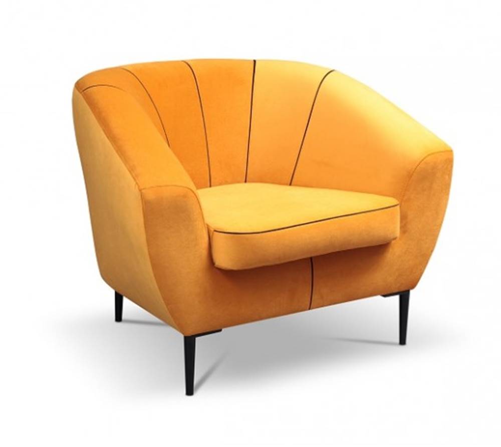 OKAY nábytok Kreslo Ladon oranžová, značky OKAY nábytok