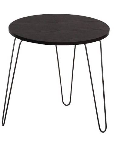 Príručný stolík čierny dub/čierna RONIN poškodený tovar
