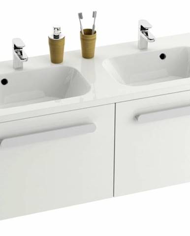 Kúpeľňová skrinka pod umývadlo Ravak chróme 120x49 cm biela
