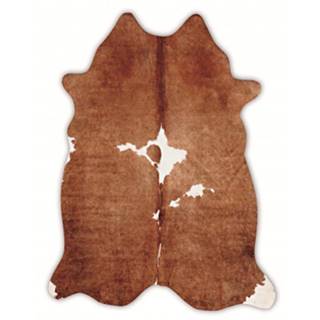 ASKO - NÁBYTOK Imitácia kravskej kože hnedá, 120x150 cm, značky ASKO - NÁBYTOK