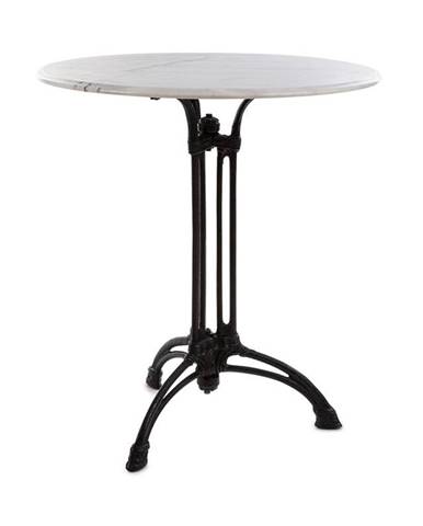 Blumfeldt Patras-XL, bistro stôl, 4-Seasons-Marble, vodovzdorný, mrazuvzdorný, čierny