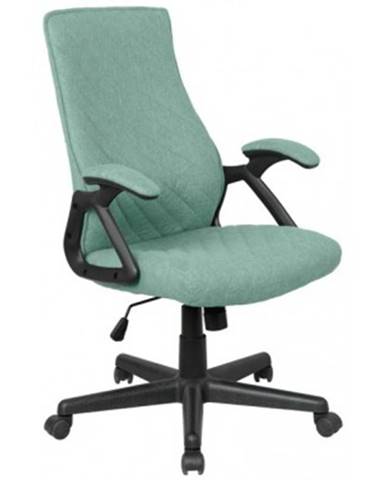 Kancelárska stolička Lineus, mentolová tkanina