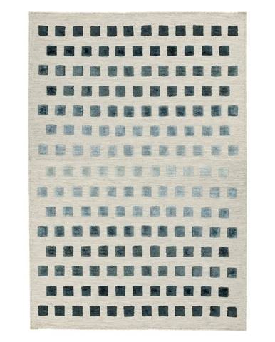 Koberec Asiatic Carpets Theo Silvery Squares, 160 x 230 cm