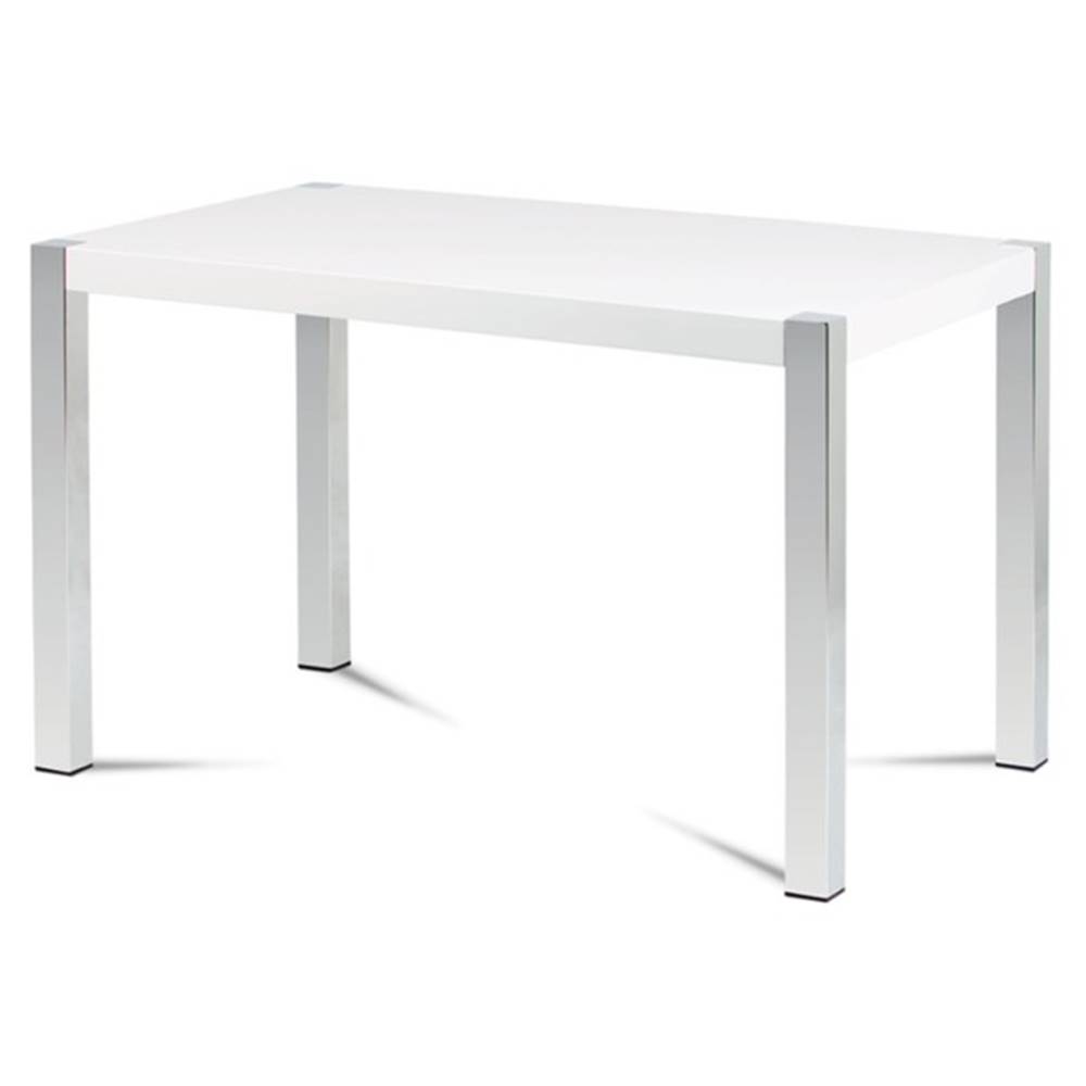 Sconto Jedálenský stôl CHIPER biela, vysoký lesk, značky Sconto