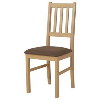 Jedálenská stolička BOLS 4 dub sonoma/hnedá