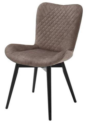 Jedálenská stolička SARANDER buk čierna/cappuccino
