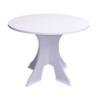 Sconto Jedálenský stôl WAZEER biela, značky Sconto