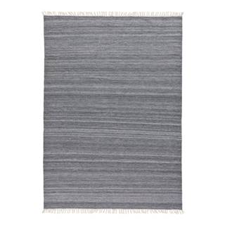 Universal Tmavosivý vonkajší koberec z recyklovaného plastu  Liso, 60 x 120 cm, značky Universal