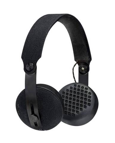 MARLEY Rise - Black, Bluetooth sluchátka přes uši s ovladačem a mikrofonem