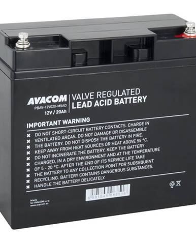 Avacom batéria DeepCycle, 12V, 20Ah, PBAV-12V020-M5AD