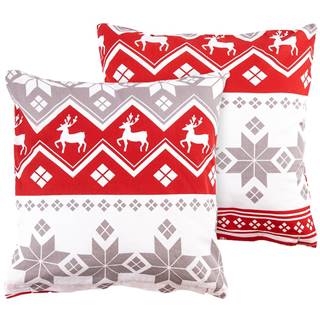 4Home  Vianočná obliečka na vankúšik Red Nordic, 40 x 40 cm, značky 4Home