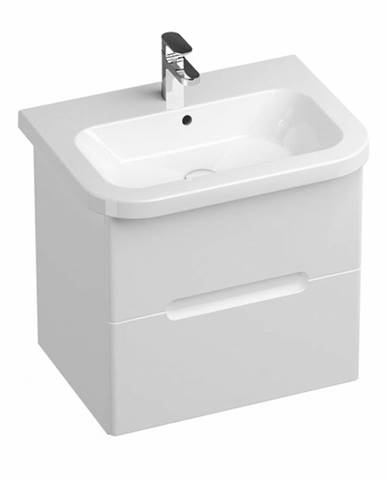 Kúpeľňová skrinka pod umývadlo Ravak chróme 59x42 cm biela