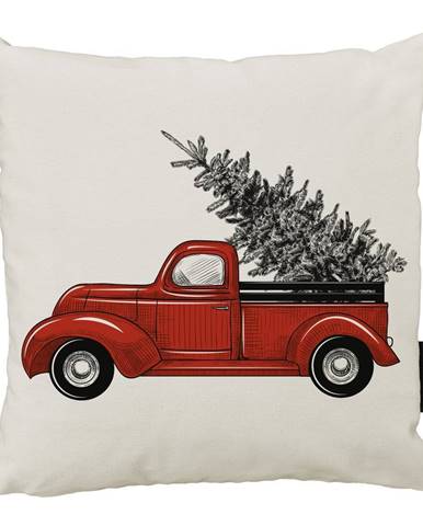 Vianočný dekoratívny vankúš 50x50 cm Christmas Truck - Butter Kings