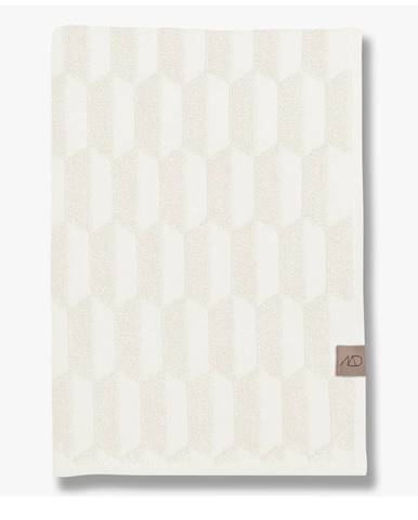 Krémové bavlnené uteráky v sade 2 ks 35x55 cm Geo - Mette Ditmer Denmark
