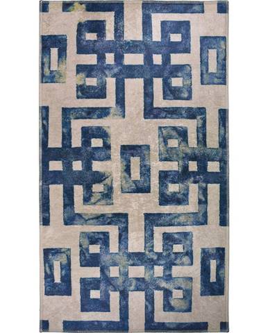 Modrý/béžový koberec 230x160 cm - Vitaus
