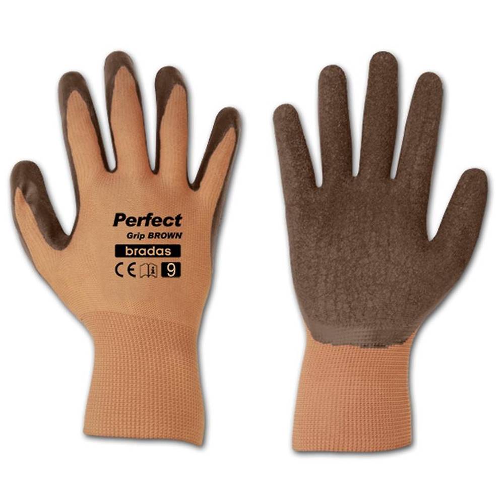 MERKURY MARKET Ochranné rukavice Perfect hnedý, značky MERKURY MARKET
