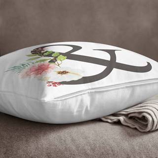 Minimalist Cushion Covers Obliečka na vankúš  Floral Alphabet &, 45 x 45 cm, značky Minimalist Cushion Covers
