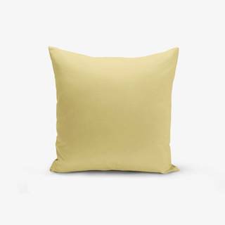 Minimalist Cushion Covers Horčicovožltá obliečka na vankúš  Düz, 45 × 45 cm, značky Minimalist Cushion Covers