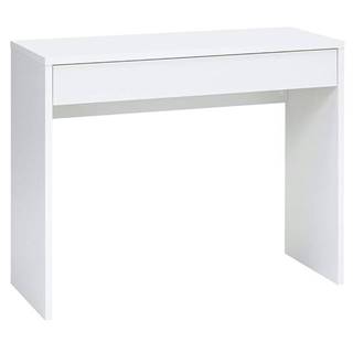 Sconto Písací stôl CHECKER biela, značky Sconto