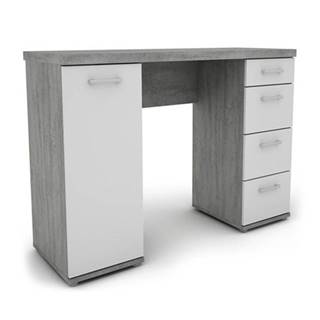 Písací stôl JOKER 32 biela/betón